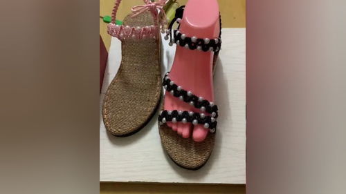 小段鞋业销售店 珠子款仙女凉鞋 教程③ 爱生活爱编织 做手工我是认真的 纯手工打造